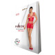 Бодістокінг - мінісукня з метеликами Passion BS090 red