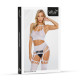 Бодістокінг SoftLine Bodystocking 2074 One Size White