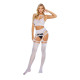 Бодістокінг SoftLine Bodystocking 2074 One Size White