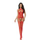 Бодістокінг SoftLine Bodystocking 2054 One Size Red