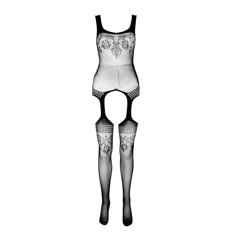 Бодістокінг Passion ECO BS008 black, з доступом