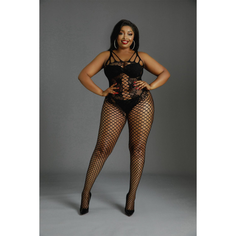 Бодістокінг Moonlight Plus Model 04 Black XL-XXXL, з доступом
