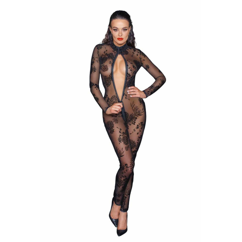 Сетчатый бодистокинг Noir Handmade F237 Long tulle overall, XL