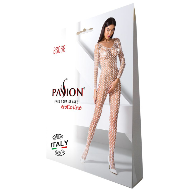 Бодістокінг Passion BS068 Білий S/M/L