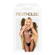 Бодістокінг на одне плече Penthouse Fancy Dope Чорний XL