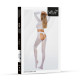 Бодістокінг SoftLine Bodystocking 2078 One Size White
