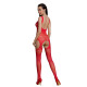 Бодистокинг Passion ECO BS005 red, плотный, открытый доступ