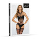 Бодістокінг SoftLine Bodystocking 2062 One Size Black