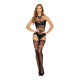 Бодістокінг SoftLine Bodystocking 2062 One Size Black