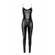 Комбинезон Noir Handmade F306 Mirage, XXL, под латекс, с доступом, открытая спина, съемный декор