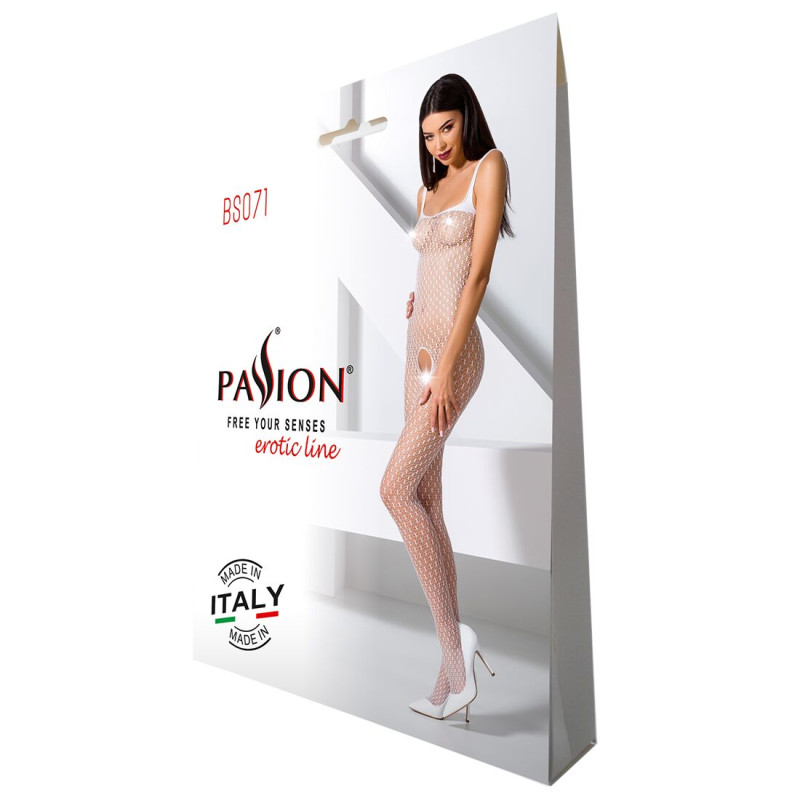Бодістокінг Passion BS071 Білий S/M/L