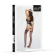 Бодістокінг SoftLine Bodystocking 2083 One Size Black