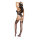 Бодістокінг SoftLine Bodystocking 2083 One Size Black