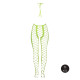 Бодистокинг Ouch! Bodystocking With Halterneck Green XL/4XL