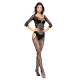 Бодістокінг SoftLine Bodystocking 6032 One Size Black