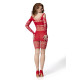 Бодистокинг Passion BS105 One Size, red