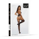 Бодістокінг SoftLine Bodystocking 2040 One Size Black