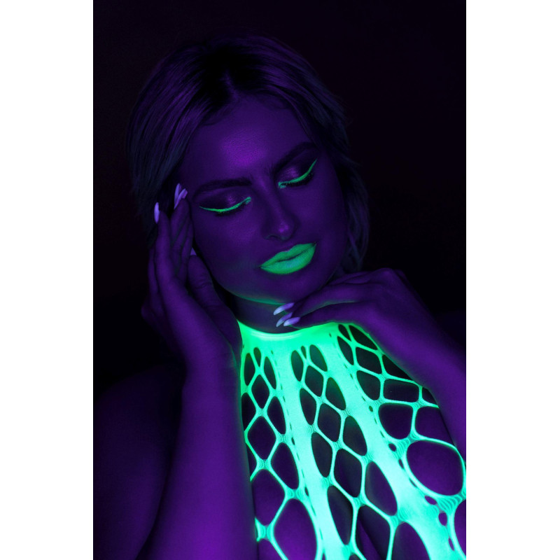 Бодистокинг Ouch! Bodystocking With Halterneck Green XL/4XL
