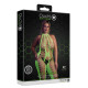 Бодистокинг Ouch! Bodystocking With Halterneck Green XL/4XL