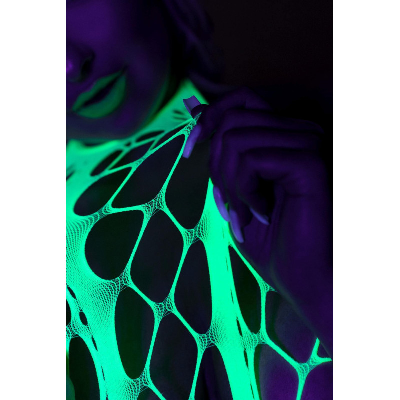Бодистокинг Ouch! Bodystocking With Halterneck Green XL/4XL