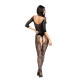 Бодістокінг SoftLine Bodystocking 6032 One Size Black