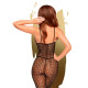 Бодістокінг з доступом Penthouse Dark Wish Чорний XL
