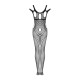 Бодістокінг Obsessive Bodystocking G322 фантасмагорично-силуетний крій black S/M/L