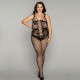 Бодістокінг JSY P81171 Чорний Plus Size
