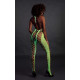 Бодистокинг Ouch! Bodystocking With Halterneck Green XS/XL