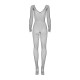 Сітчастий бодістокінг із довгим рукавом Obsessive Bodystocking N109 чорний S/M/L