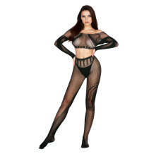 Бодістокінг SoftLine Bodystocking 2071 One Size Black