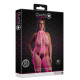 Бодистокинг Ouch! Bodystocking With Halterneck Pink XL/4XL