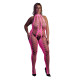 Бодистокинг Ouch! Bodystocking With Halterneck Pink XL/4XL