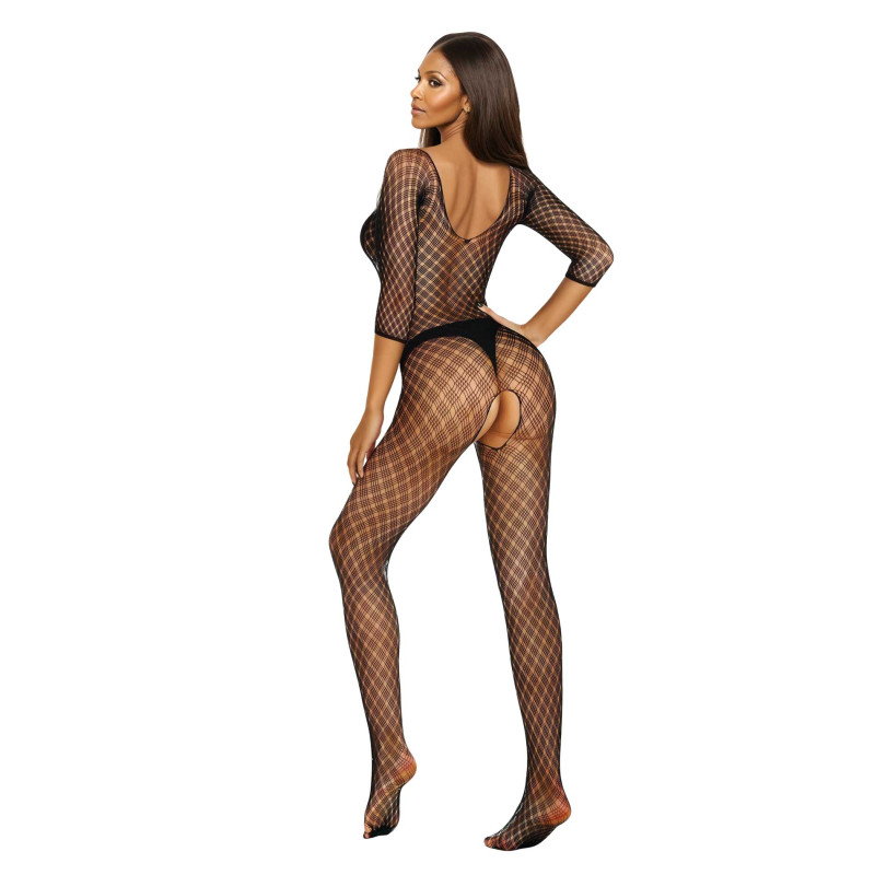 Бодістокінг SoftLine Bodystocking 2048 One Size Black