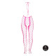 Бодистокинг Ouch! Bodystocking With Halterneck Pink XL/4XL