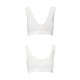 Спортивний топ з еластичної бавовни Passion PS005 TOP L, white