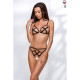 Відкритий бюстгальтер-стрепи Passion Exclusive NICKY BRA black S/M