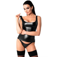 Топ Noir Handmade F346 Powerwetlook top - S
