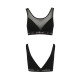 Топ с прозрачной вставкой Passion PS002 TOP M, black