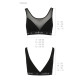Топ с прозрачной вставкой Passion PS002 TOP M, black