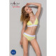 Спортивный топ с двойными бретелями Passion PS007 TOP S, yellow