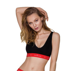 Спортивный топ на широких бретелях Passion PS003 TOP XL, black