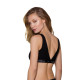 Топ с прозрачной вставкой Passion PS002 TOP S, black