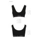Спортивний топ з широкою резинкою Passion PS004 TOP L, black