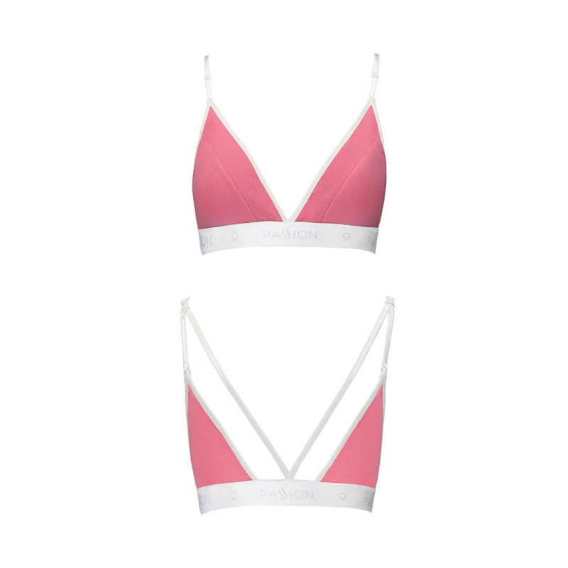 Спортивний топ з подвійними бретелями Passion PS007 TOP XL, pink