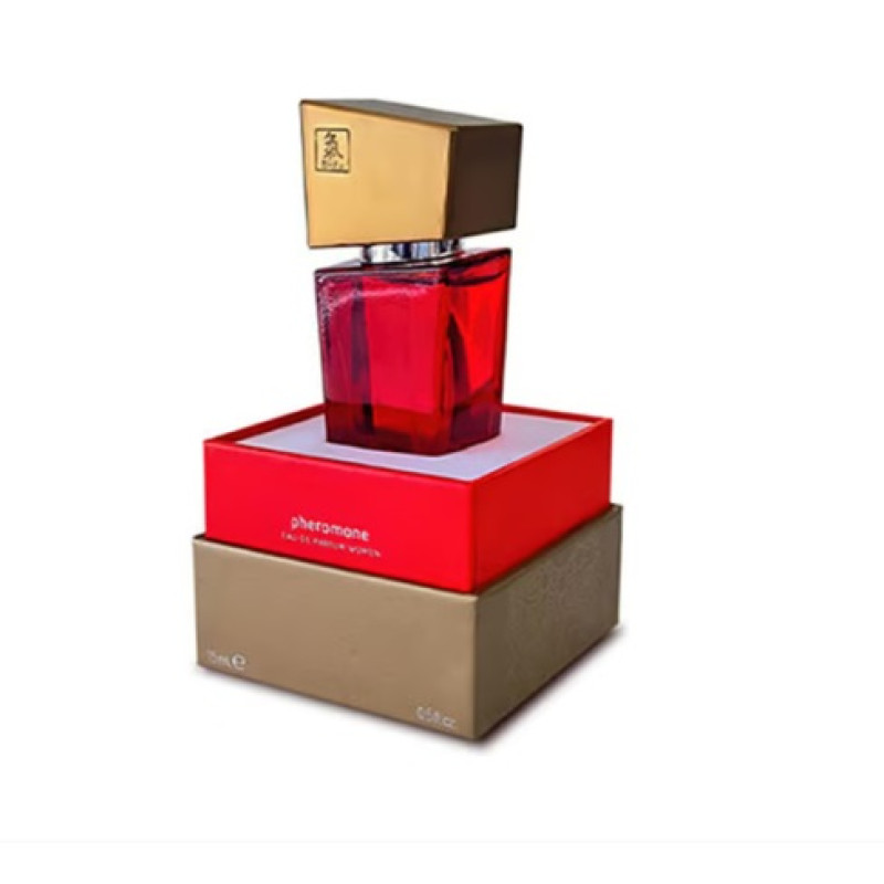Духи с феромонами женские SHIATSU Pheromone Fragrance women red 15 мл