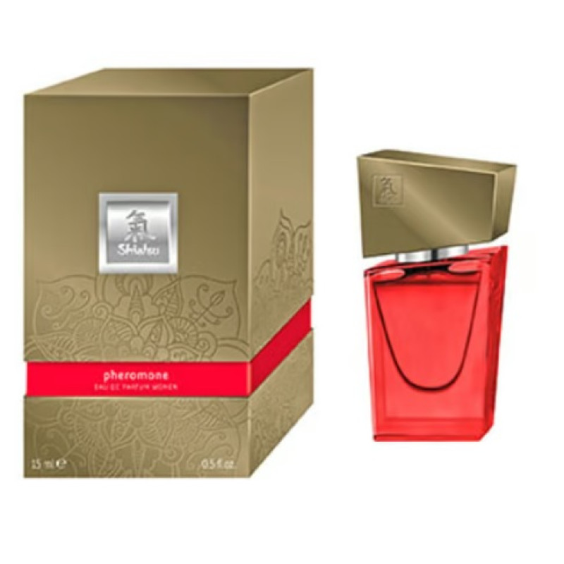 Духи с феромонами женские SHIATSU Pheromone Fragrance women red 15 мл