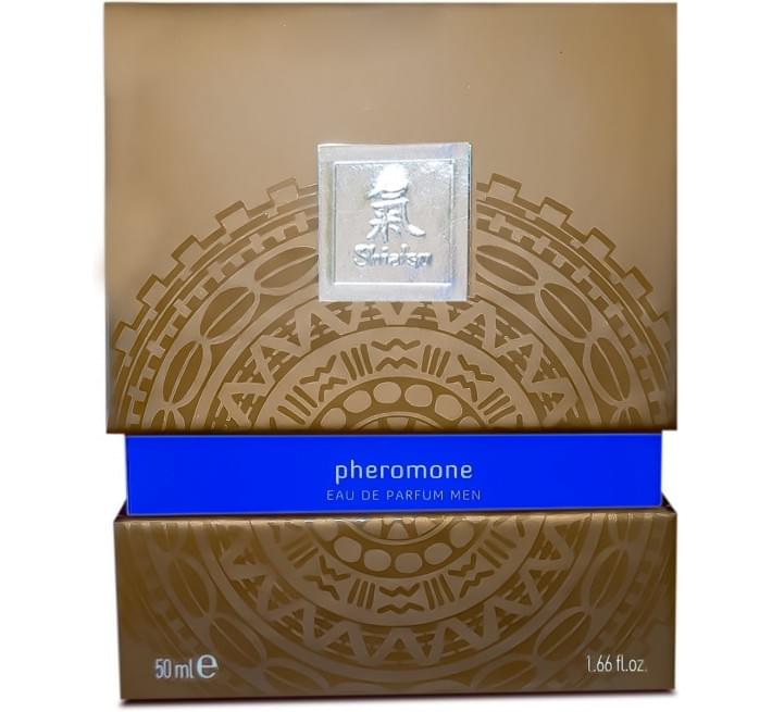 Духи з феромонами чоловічі SHIATSU Pheromone Fragrance men darkblue 50 мл