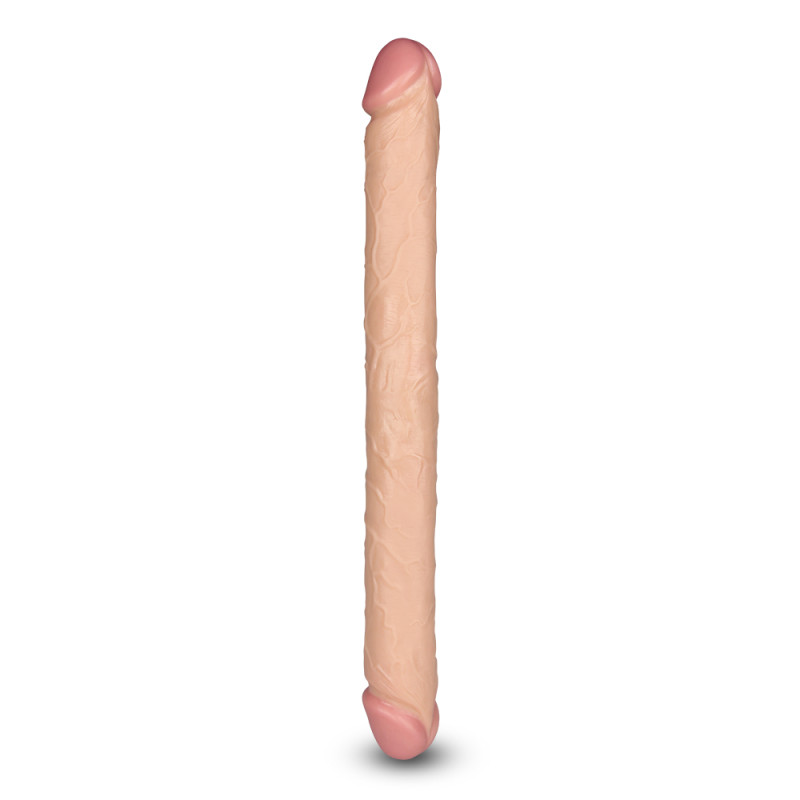 Двосторонній фалоімітатор LoveToy KingLoveToySized Realistic Slim Ultra Double Dildo 17