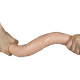 Двосторонній фалоімітатор LoveToy KingLoveToySized Realistic Slim Ultra Double Dildo 17